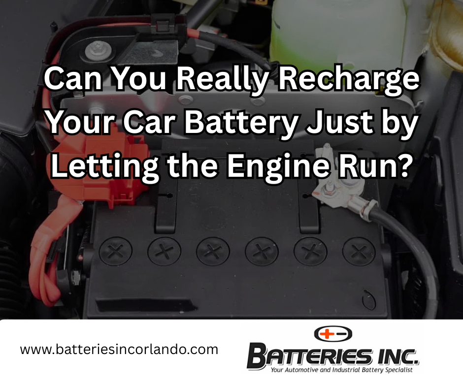 Recharging a battery while idling-Batteries Inc Orlando